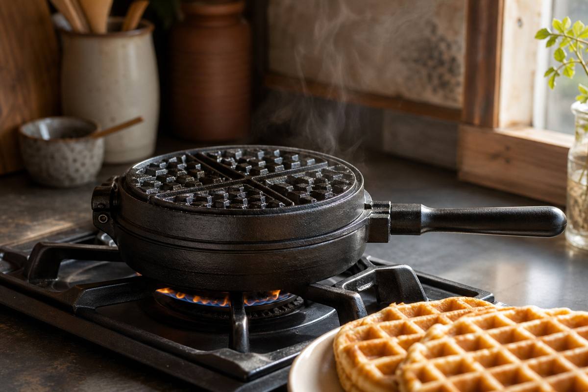 Cast Iron Waffle Irons: What the Weight Actually Buys You