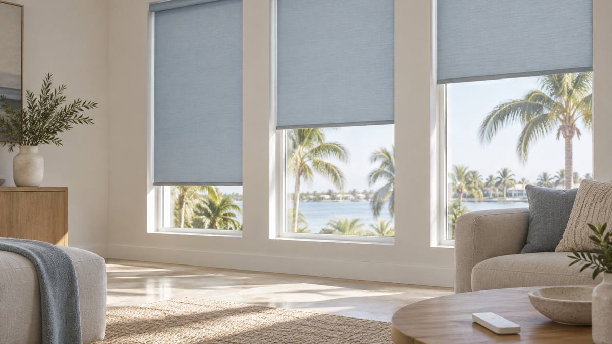Motorized Shades vs Manual Shades for a Sunny Florida Home: How to Decide Window by Window